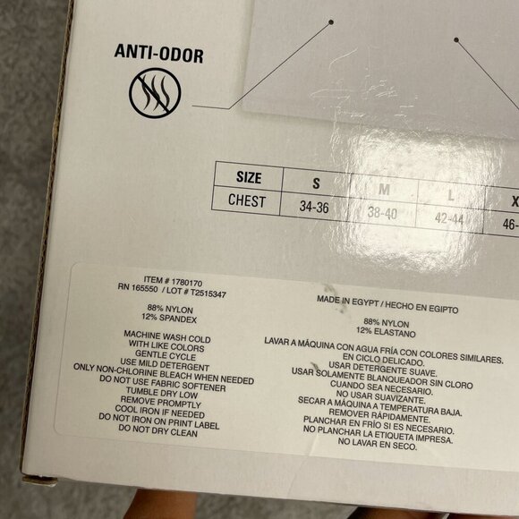 NEW 32 Degrees Cool Men's M 3-Pack Comfort Mesh Tank Top White - Picture 4 of 5